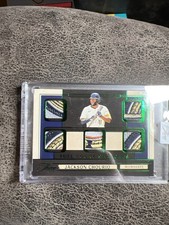 2025 Panini Three and Two Jackson Chourio 3/5 Count Swatches Brewers