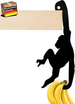 Bananenhalter Affe Küchen Gadget zum Aufhängen und Frischehalten von Obst
