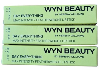 3 WYN BEAUTY Max Intensity Featherweight Lipstick ''Shout''