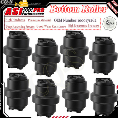 6 PCS Track/Bottom Roller Fit John Deere 50D/Komatsu 50MR-2 58UU-3 45 MR3 40R