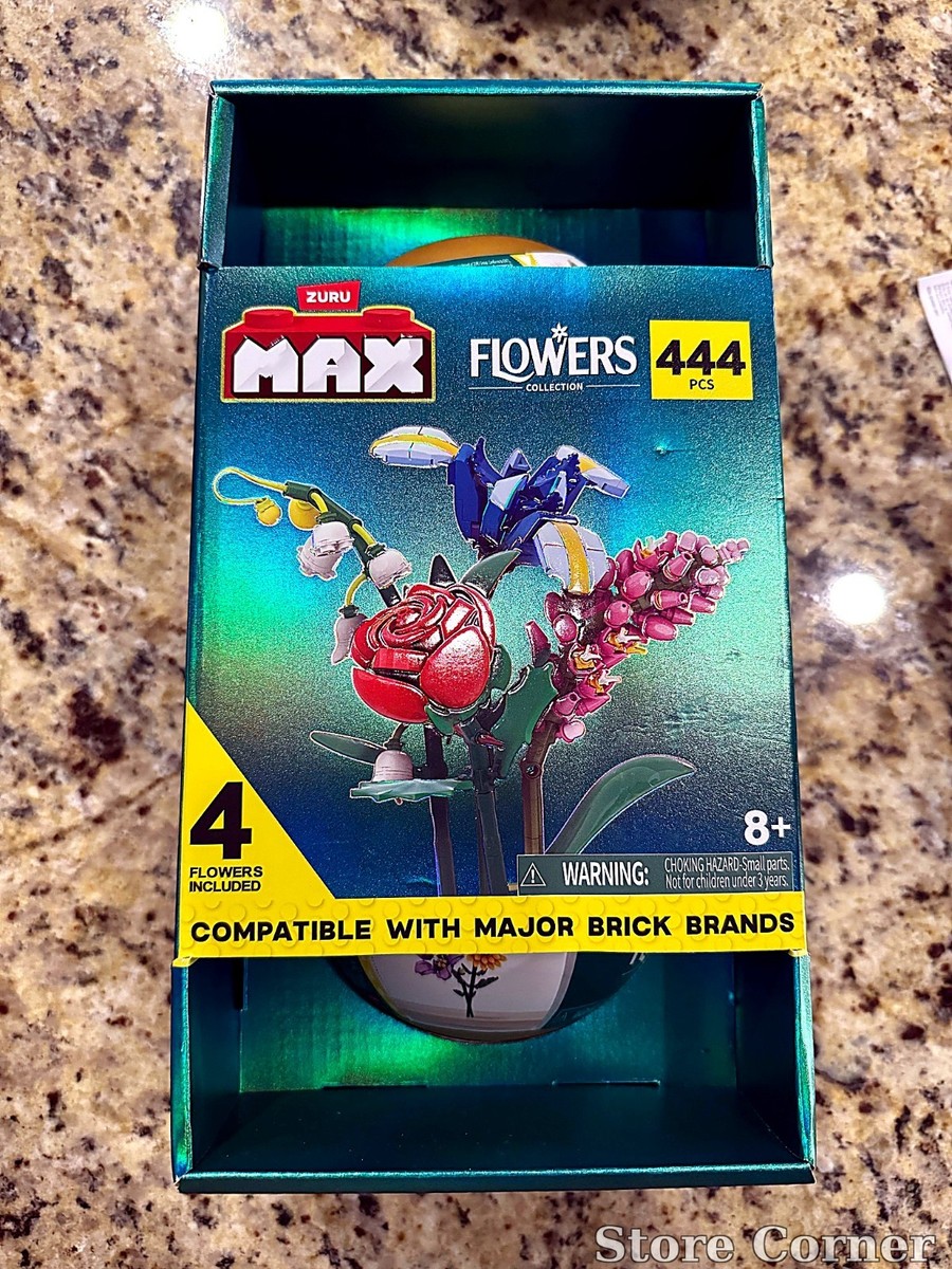 Zuru MAX Flowers Collection 444 Pieces 4 Flowers Included Rose +