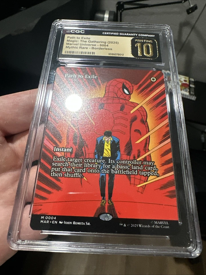 MTG Borderless Marvel Eternal-Legal MAR Path to Exile CGC Pristine 10 Pop 1 🔥 - Image 3 of 4