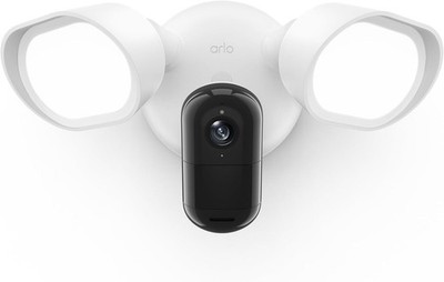 Arlo FLW2001-100NAR Wired Floodlight Security Camera,White-Certified Refurbished