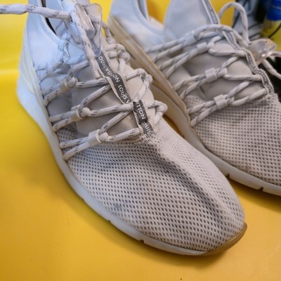 Louis Vuitton White Fastlane Sneaker Size 8.5 Used Condition No Box