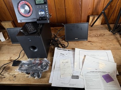 TEAC Micro Hi-Fi System MC-DX32i Subwoofer & Speakers - W/Remote