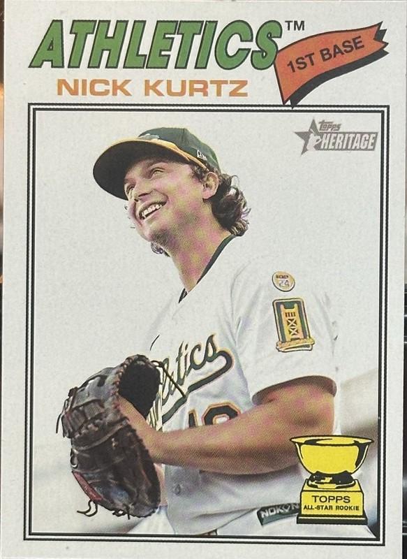 2026 Topps Heritage  - Nick Kurtz #275 Gold Trophy