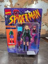 Marvel Legends Spider-man Retro Gwen Stacy Figure Mary Jane Hasbro Carded MJ