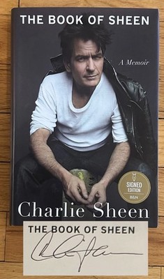 SIGNED Charlie Sheen The Book Of Sheen: A Memoir Signed HC Book (B&N)