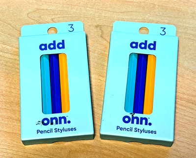 ADD ONN. PENCIL STYLUS - 3 PER PACK - TOTAL OF 6