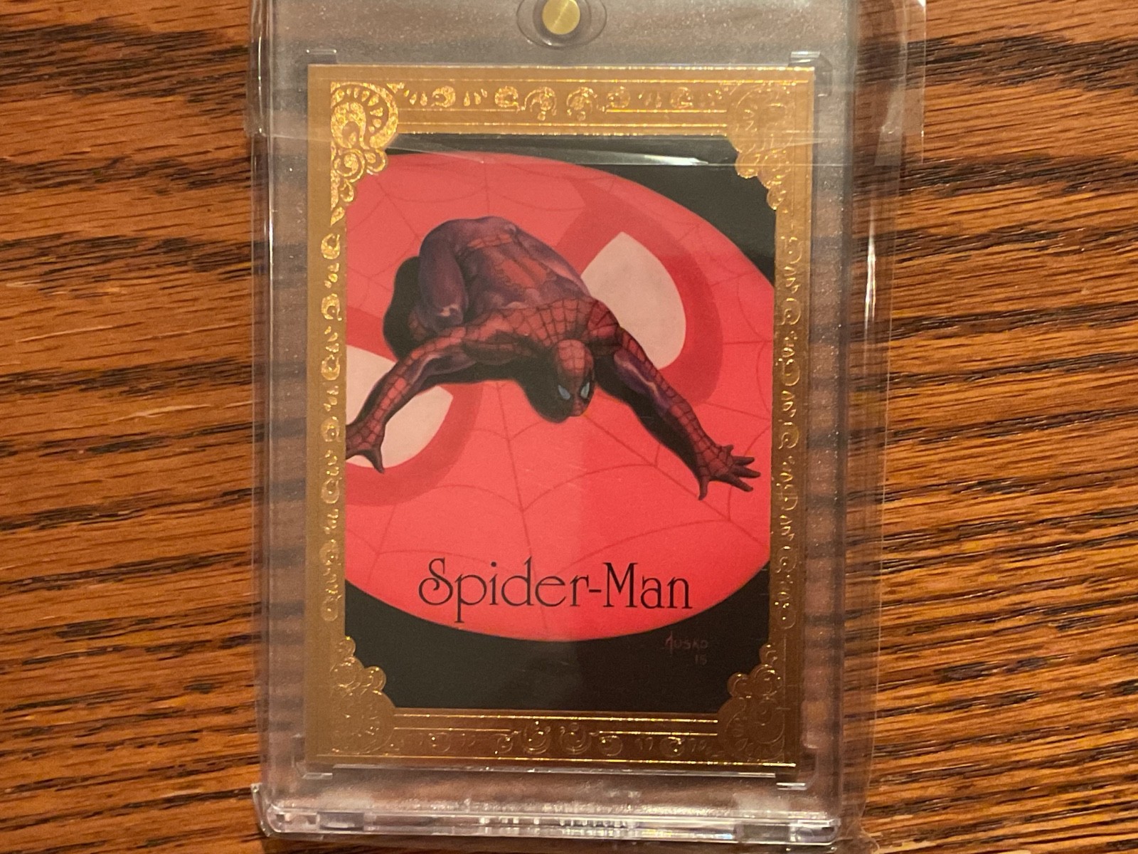 2016 Marvel Masterpieces  Bronze Canvas Gallery  #91 Spider-Man  46/99
