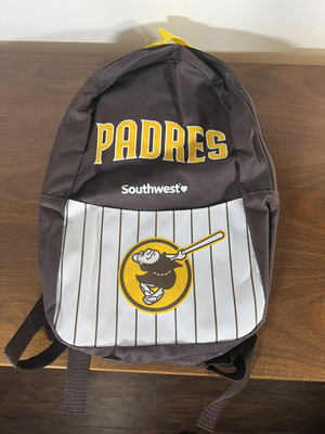 San Diego Padres Backpack Kids SGA Promo 2021 Brown Gold Swinging Friar Bag MLB 
