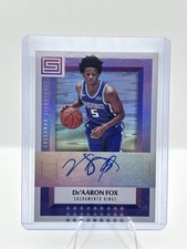 2017-18 Panini Status #FS-DFG De'Aaron Fox Freshman Signatures
