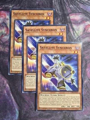 3 x Satellite Synchron (LDS3-EN119) - Common - 1st Edition