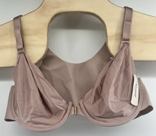 Soma Vanishing 360 Unlined Perfect Coverage Front Closure Bra 40B Adobe Rose New