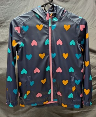 Cat & Jack heart kids raincoat