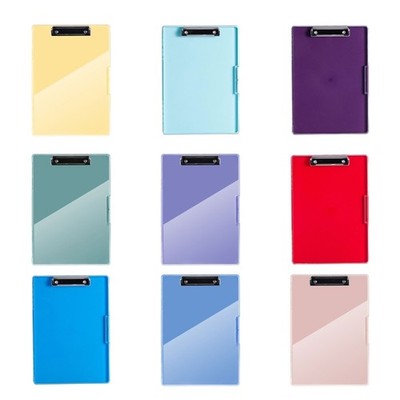 Double Layer Document Organiser with Clipboard Water Resistant File Storage Case