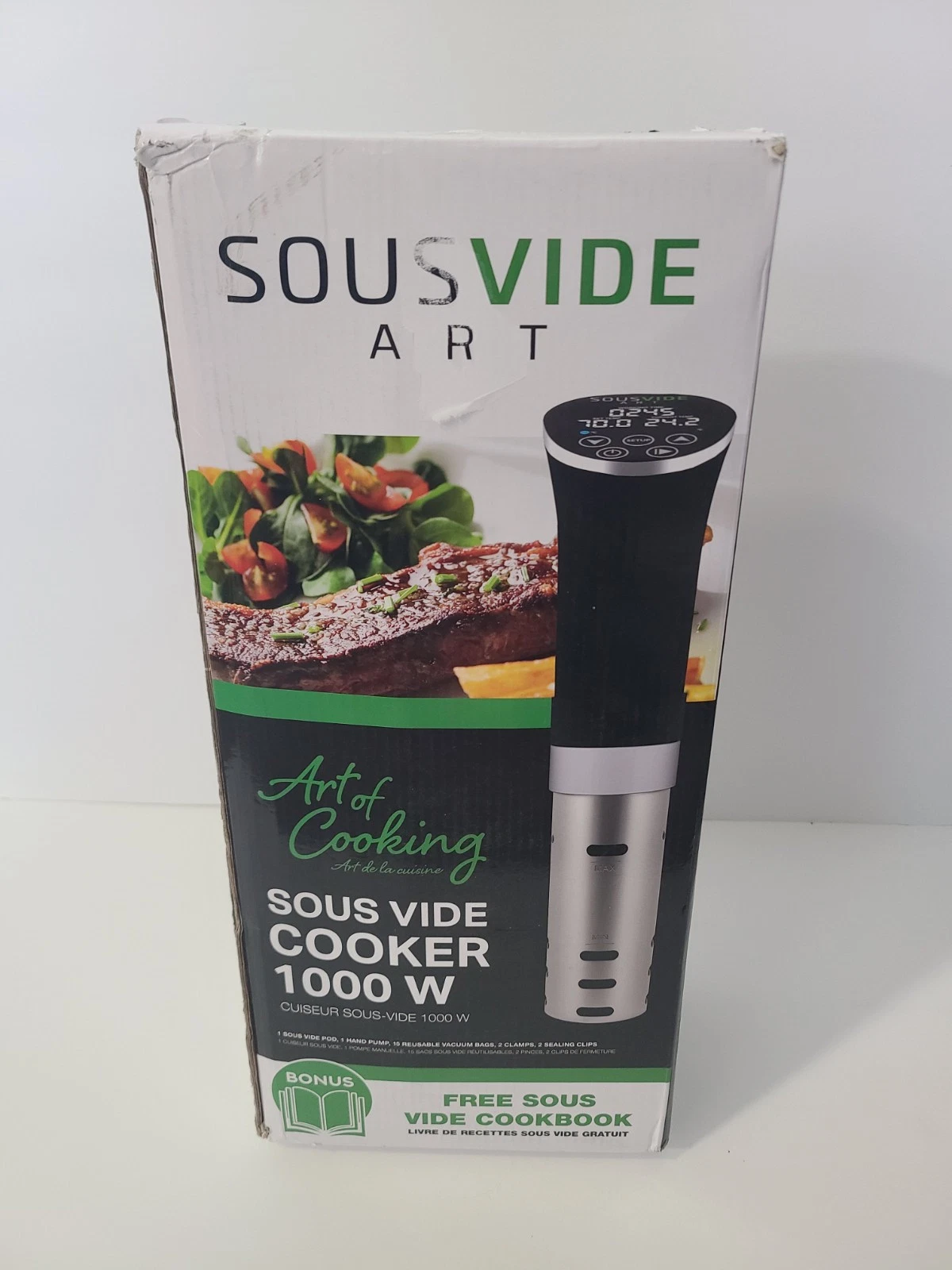SousVide Art Precision Cooker Kit 1000W Standard Sous Vide Machine SVA-00010
Opens in a new window o