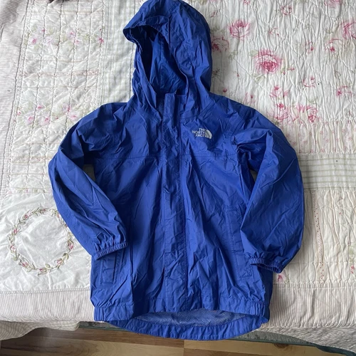 The North Face Toddler Hooded Jacket 4T/4B Blue Windbreaker Coat Nylon