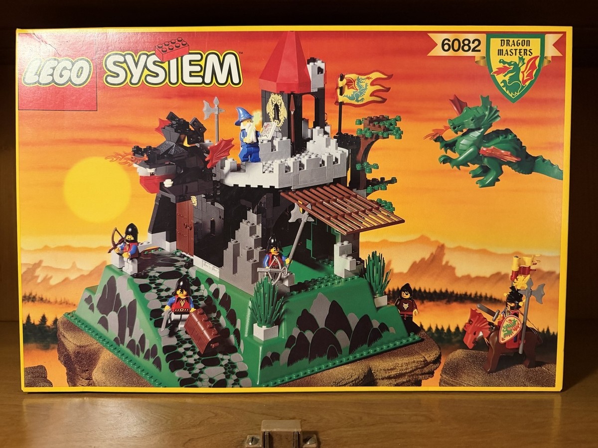 SEALED LEGO 6082 Fire Breathing Fortress 1993 RARE VINTAGE Castle