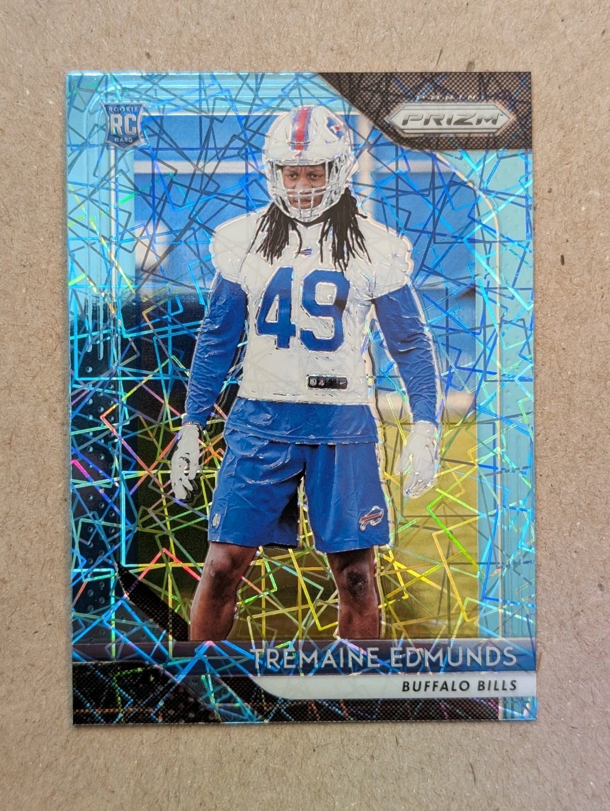 2018 Panini Prizm - Rookie Tremaine Edmunds #247 Lazer Prizm (RC)