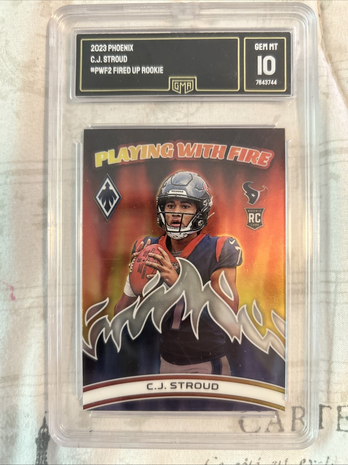 2023 Panini Phoenix - Playing with Fire C.J. Stroud #PWF-2 (RC) GM10