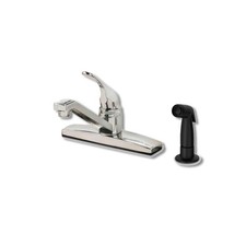 Home Plus One Handle Chrome Kitchen Faucet W/ Side Sprayer 8348-CP