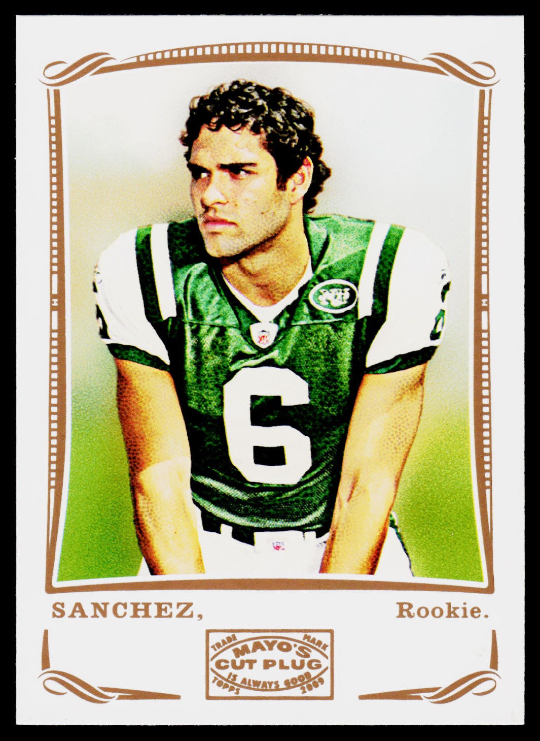 2009 Topps Mayo Mark Sanchez #178 RC New York Jets FOOTBALL