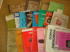 Lot of 19 music books for the Organ vintage/modern