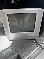 Toshiba CRT TV/DVD 14in Combo MD14FP1 Retro Gaming TV No Remote, Working