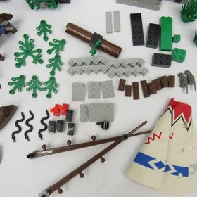 LEGO Western: Indians Boulder Cliff Canyon 6748 - About 90% Complete, Extras