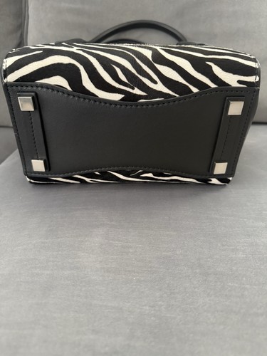 Michael Kors Medium Bancroft Zebra Calf Hair Satchel NWT - Picture 4 of 14