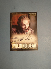 The Walking Dead Autograph Card A13 Greg Nicotero Season 3 Auto 521