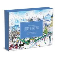 Galison | Michael Storrings 12 Days Of Christmas Advent Puzzle Calendar | Spiel