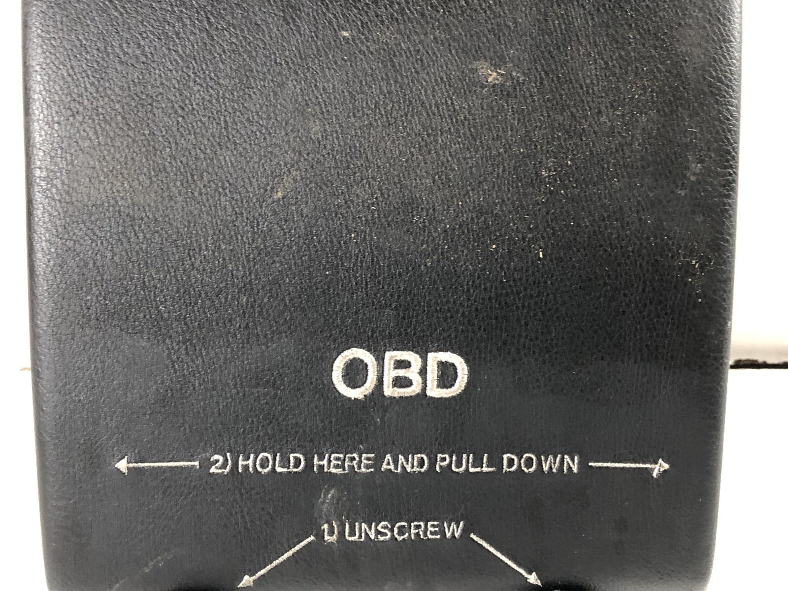 09-13 Maserati Quattroporte M139 OBD Plug Cover Panel Trim Black OEM 10 11 12