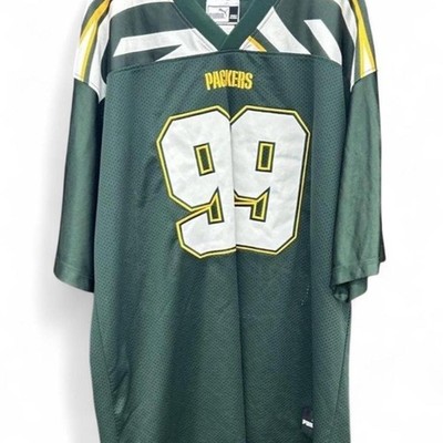 Vintage 90s Puma Green Bay Packers NFL Jersey #99