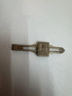 Vintage Tie Bar Clip Jewelry: Rare Letter P Art Deco Design Dirigold