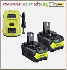 18V 8AH For Ryobi One Plus P108 Battery 8.0AH Lithium RB18L50 RB18L40 P104 P103