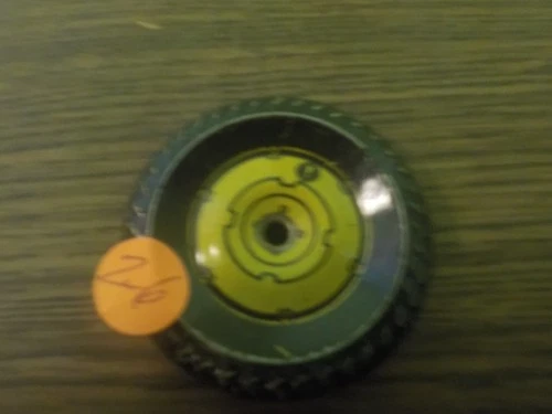 vintage marx willy jeep one tin wheel for parts