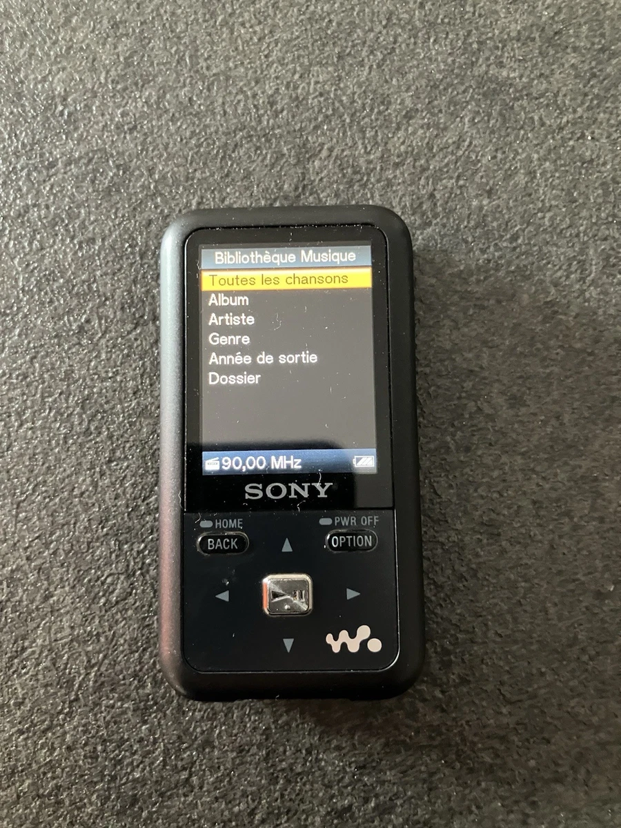 Sony Walkman NWZ-S615F Lecteur MP3 Digital Media Player Radio FM Noir