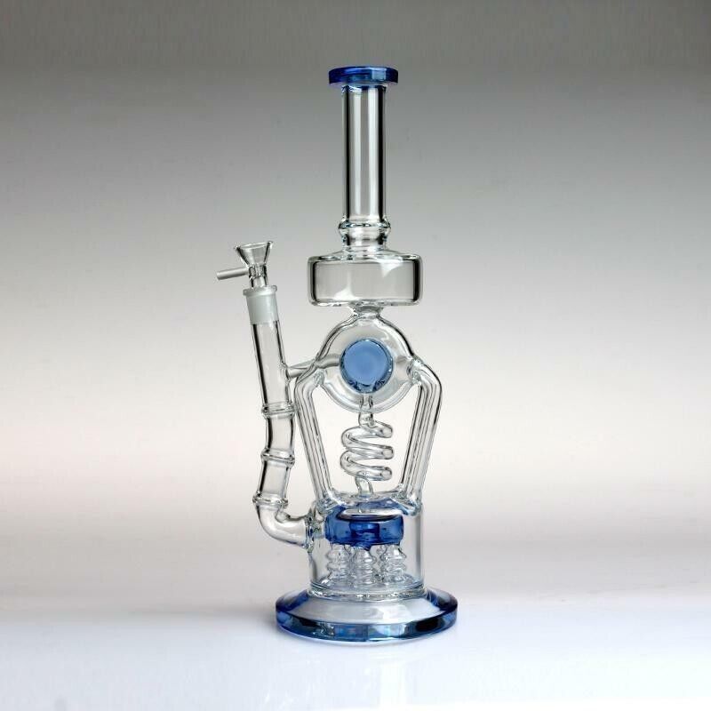 Recycler Bong Cyclone 14 Glass Bongs Perc Recycler Tobacco Glass Bong. Available Now for 79.99
