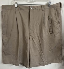 NWT New Nike Dri-FIT 10” Inseam Golf Pleated Shorts MENS Khaki SIZE 42