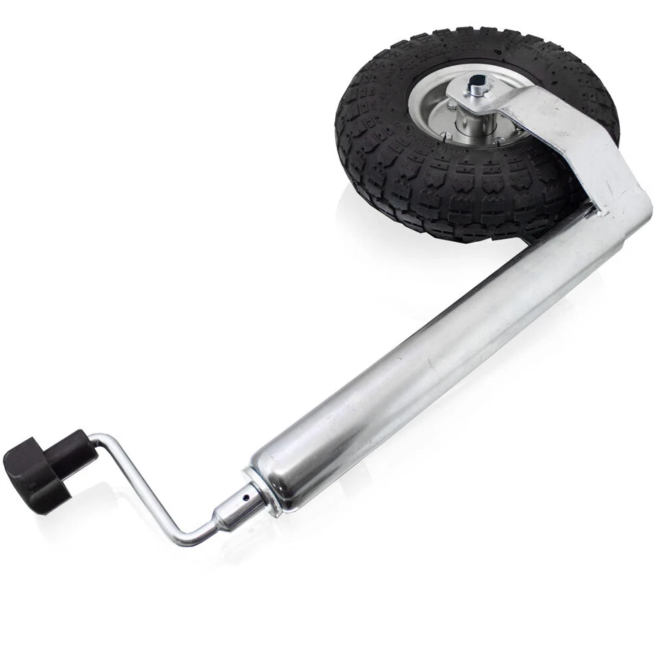 19007/ Anhänger Stützrad mit Luftbereifung bis 136Kg Höhen Verstellbar - Bild 3 von 4