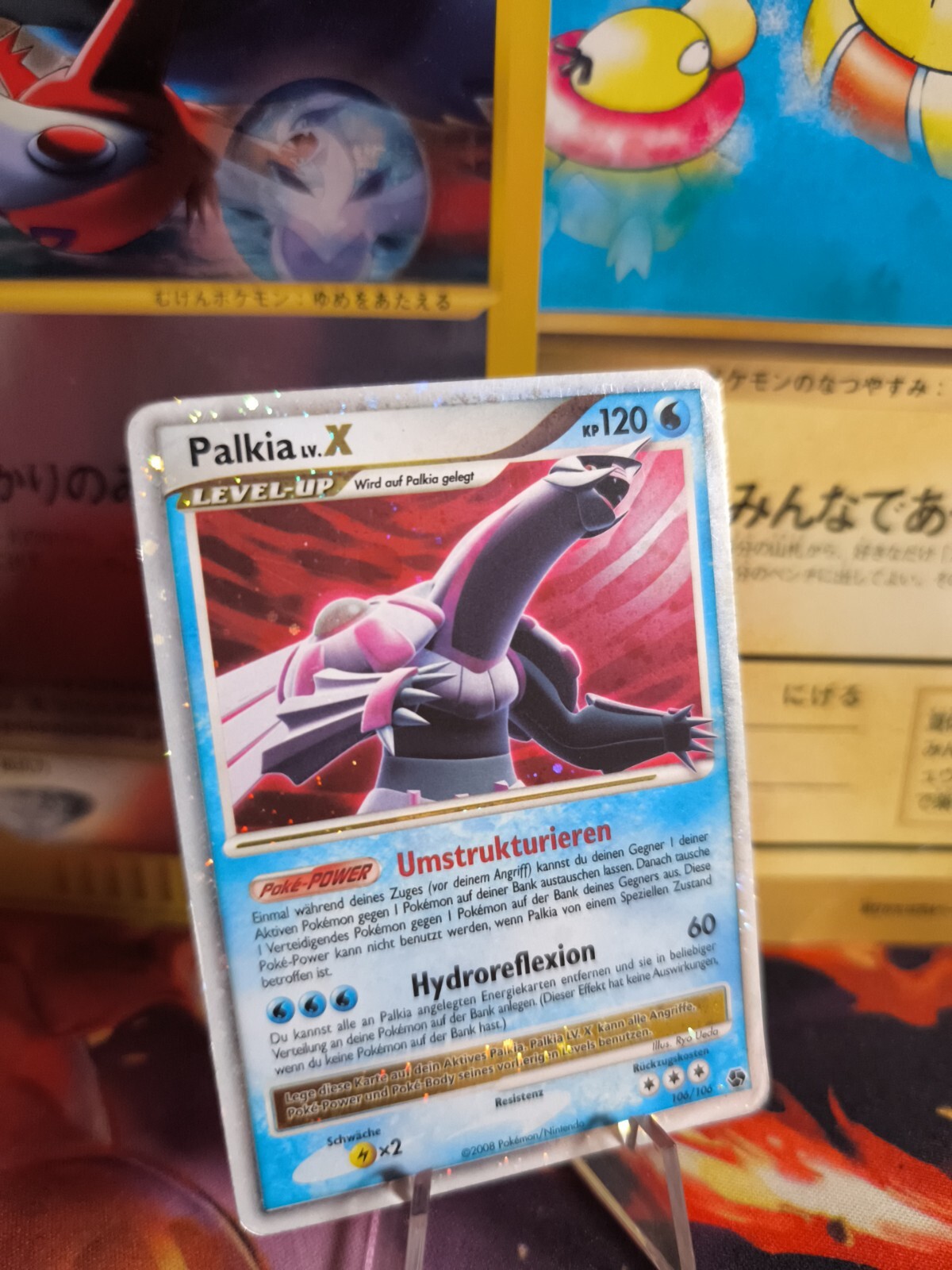 Pokemon Card Card Palkia LV. X Great Encounters Epic Encounters Holo Exc-