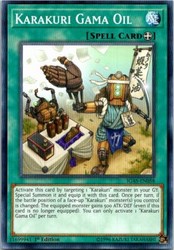 Karakuri Gama Oil IGAS-EN058 Common 1st Edition Yu-Gi-Oh! Card