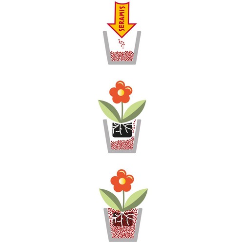 Seramis Pflanz-Granulat für Zimmerpflanzen 15 l + 2 Bio-Vitalkuren gratis - Bild 7 von 7