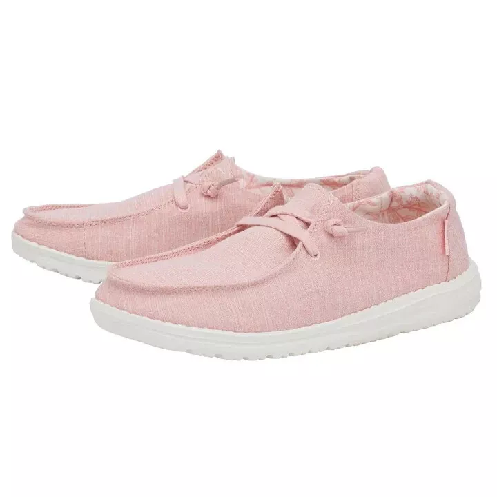 Pink hey store dude shoes