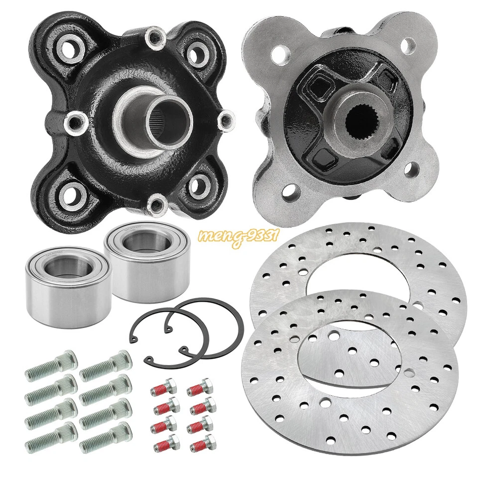 Kits de parafusos de rolamento de rotor de freio cubo de roda traseira para Polaris Ranger XP 900 2013-2019 - Imagem 3 de 4