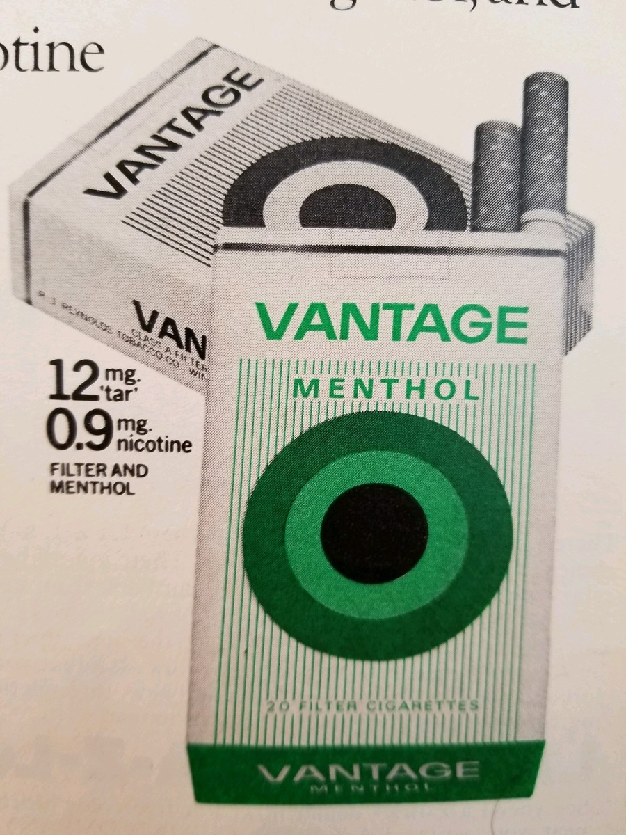 menthol cigarettes in egypt Vantage Menthol Cigarettes 1972 Magazine Ad Approximately 10 X 13 Fast Ship