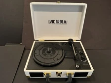 Victrola Vintage 3-Speed Bluetooth Portable Suitcase Record Player VSC-550BT
