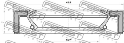 FEBEST 95GAY-35450707C Seal, Drive Shaft for Volvo